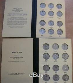 Walking Liberty 1916-1947 Complete 90% Silver Walker Set N library of Coin #R245