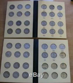 Walking Liberty 1916-1947 Complete 90% Silver Walker Set N library of Coin #R245
