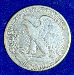 Walking Liberty? 1938D Silver Half Dollar? Low Mintage Rare Key Date- Beautiful