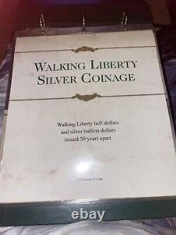 Walking Liberty Coinage Half Dollars&Silver Bullion Dollars Issued 50 YearsApart