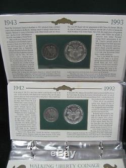 Walking Liberty Coinage PCS Set Walking Liberty Halves and Silver Eagles