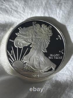 Walking Liberty Fine Silver 2021 4 Ounce Coin