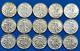 Walking Liberty Half Dollar 15-coin Roll Au/bu Mix From 1940's Full Busts