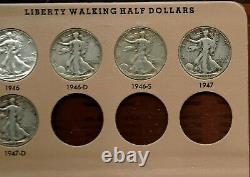 Walking Liberty Half Dollar 1916-1947 VERY NICE full set