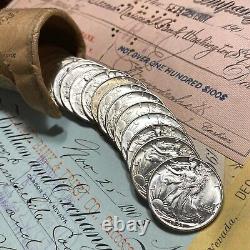 Walking Liberty Half Dollar BU from OBW Roll Rare? UNC+ MS Estate Lot