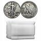 Walking Liberty Half Dollar Full Roll 20 Coins 90% Silver Choose # Of Rolls