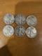 Walking Liberty Half Dollar Lot Of 6 Random Dates. Circulated