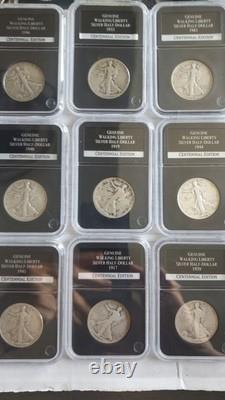 Walking Liberty Half Dollar Lot of (9) 90% Silver Mixed Dates