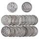 Walking Liberty Half Dollar Roll 90% Silver $10 Face 20 Mixed Date Coins