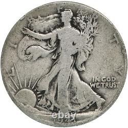 Walking Liberty Half Dollar Roll 90% Silver $10 Face 20 Mixed Date Coins