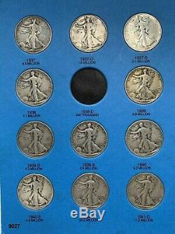 Walking Liberty Half Dollar Set 29 coins (1937 1947)