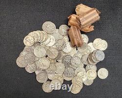Walking Liberty Half Dollar Silver Roll 20 Coins 90% 1916-1947