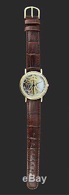 Walking Liberty Half Dollar Watch Genuine Leather