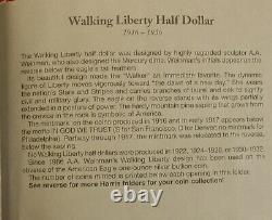 Walking Liberty Half Dollars 1916-36 New Harris Complete Folder Book Album Wl6