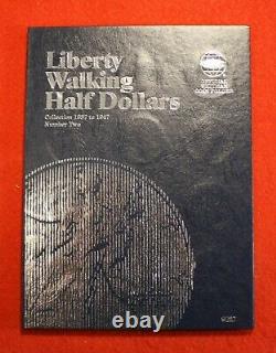 Walking Liberty Half Dollars 37-47 New Whitman Complete Folder Book Album Wl21