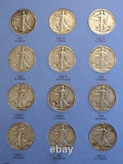 Walking Liberty Half Dollars 37-47 New Whitman Complete Folder Book Album Wl21