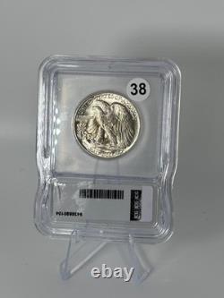 Walking Liberty Silver Half Dollar 1941 Philadelphia Mint ICG MS62 Luster #38