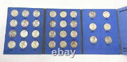 Walking Liberty Silver Half Dollar- 30 pc. COMPLETE Blue Whitman Album