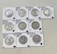 Walking Liberty Silver Half Dollars Lot Of 10, Circulated 90% Silver