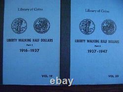 Walking Liberty or Liberty Walking Half Dollars 1916-1947 Near Complete Set