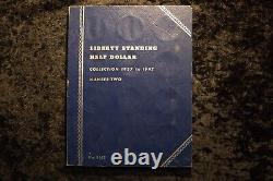 Walking liberty Half Dollar Partial set 12 coins in Whitman folders