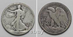 X3727 1916-S Liberty Walking Half Dollar 50c, Fine