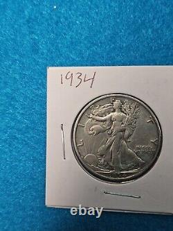 (lot of 6) 1928-S, 1929-S, 1929-D, 1933-S, 1934-P, & 1934-S 50c Walking Liberty
